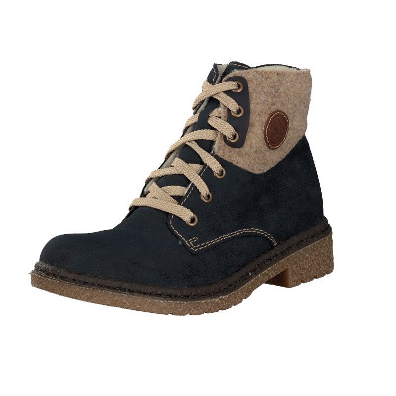 Botas Rieker 73232-14 Para Mulher - Azuis